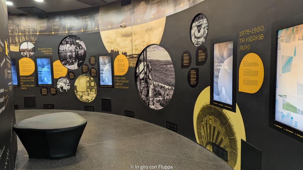 Torre della TV di Tallinn, esposizione sulla storia