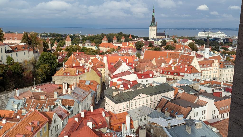 Vista di Tallinn dalla Chiesa di San Nicola