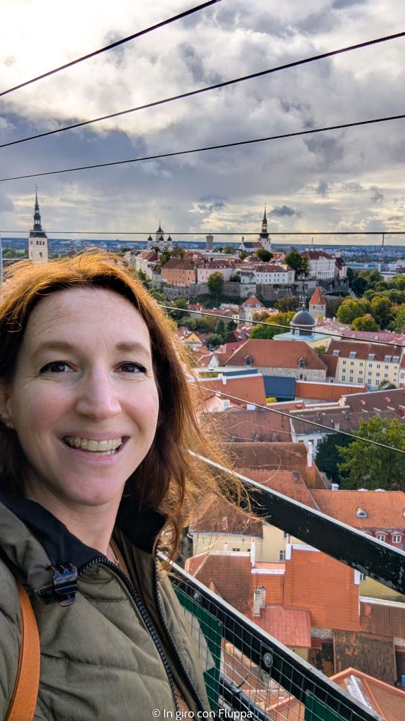 Fluppa sul campanile della Chiesa di Sant'Olav, Tallinn