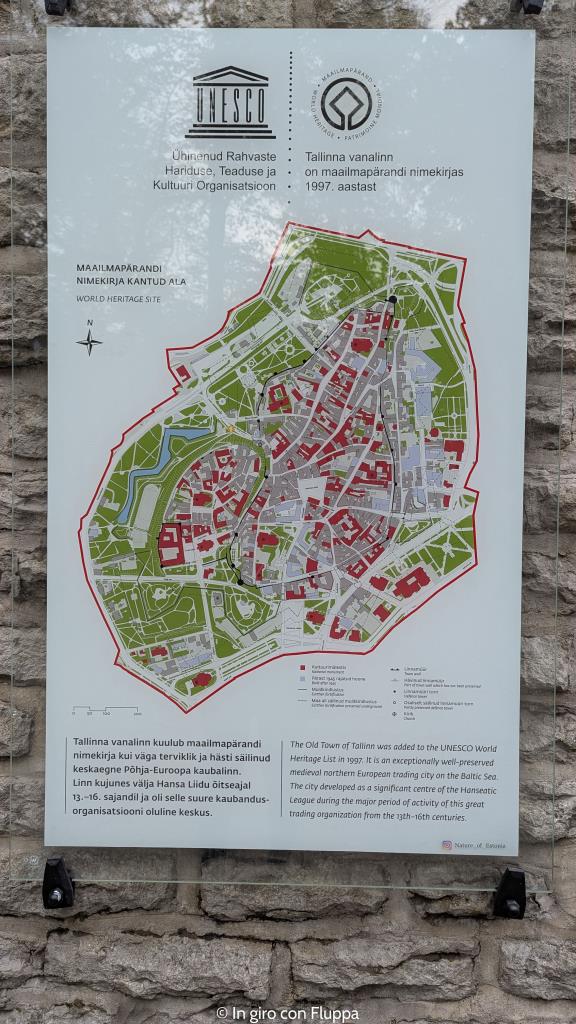 Old Town di Tallinn patrimonio Unesco