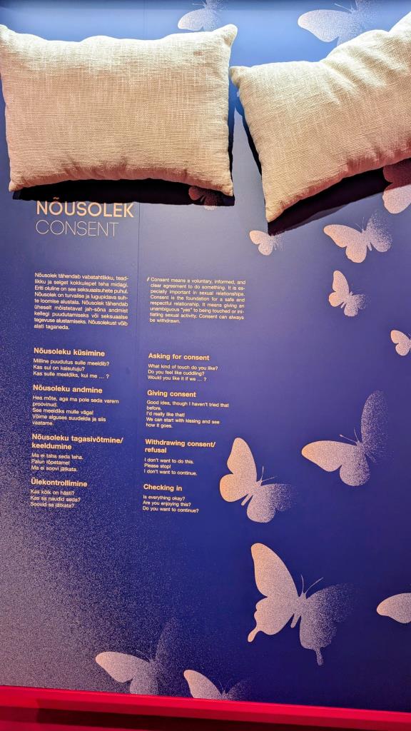 Tabellone sul consenso - Museo della salute Estone, Tallinn