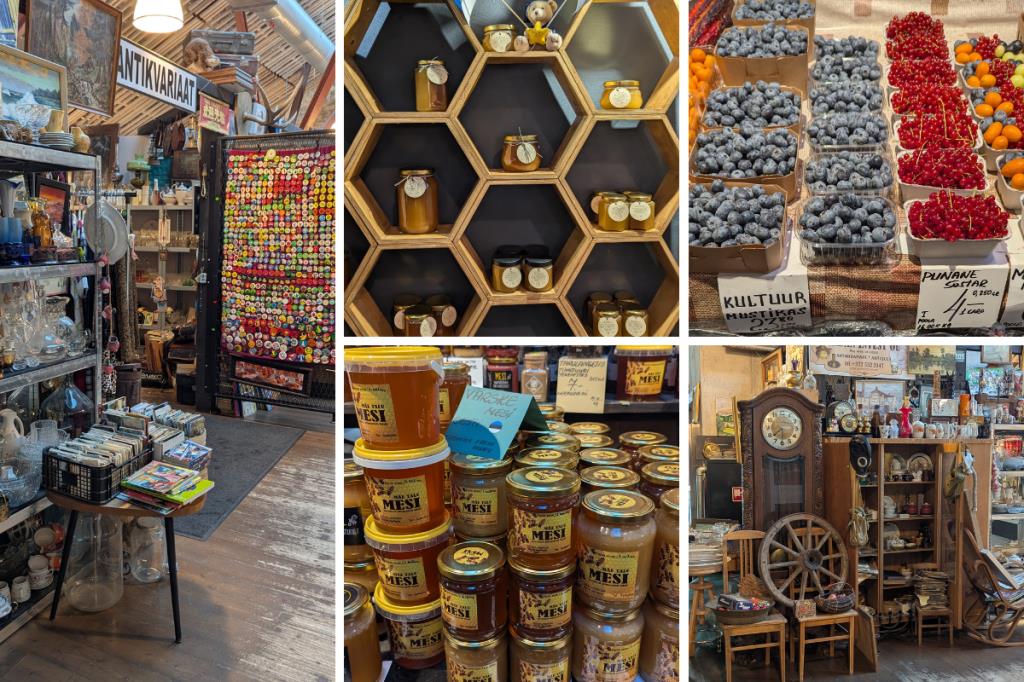 Merce in vendita al mercato Balti Jaama Turg, Tallinn