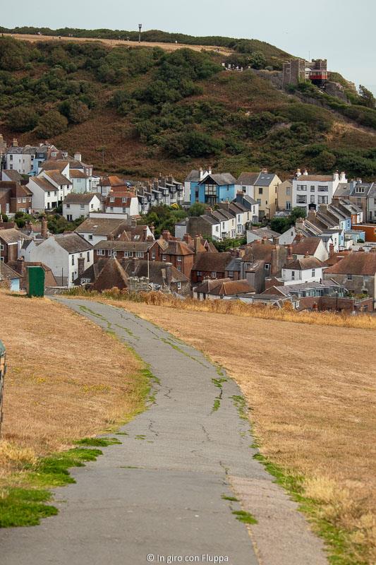 Vista su Hastings dalla West Hill