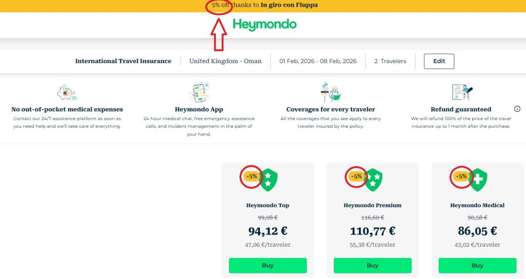 Heymondo travel insurance