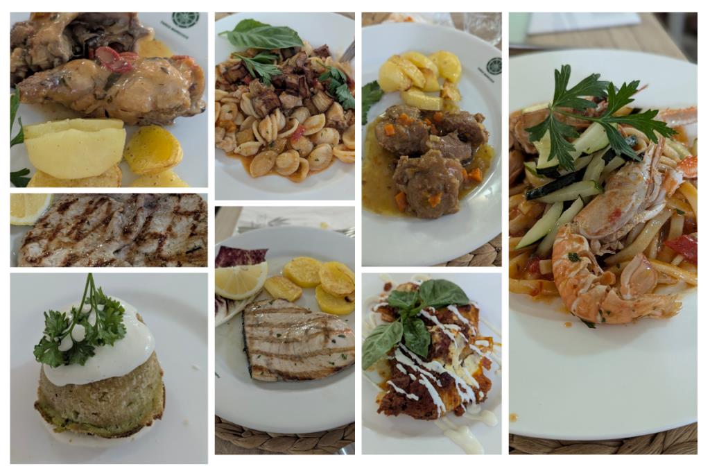 Hotel Parco delle Agavi, Ischia - mix cibo cena
