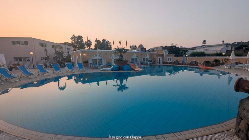 Hotel Parco delle Agavi, Ischia - piscina al tramonto