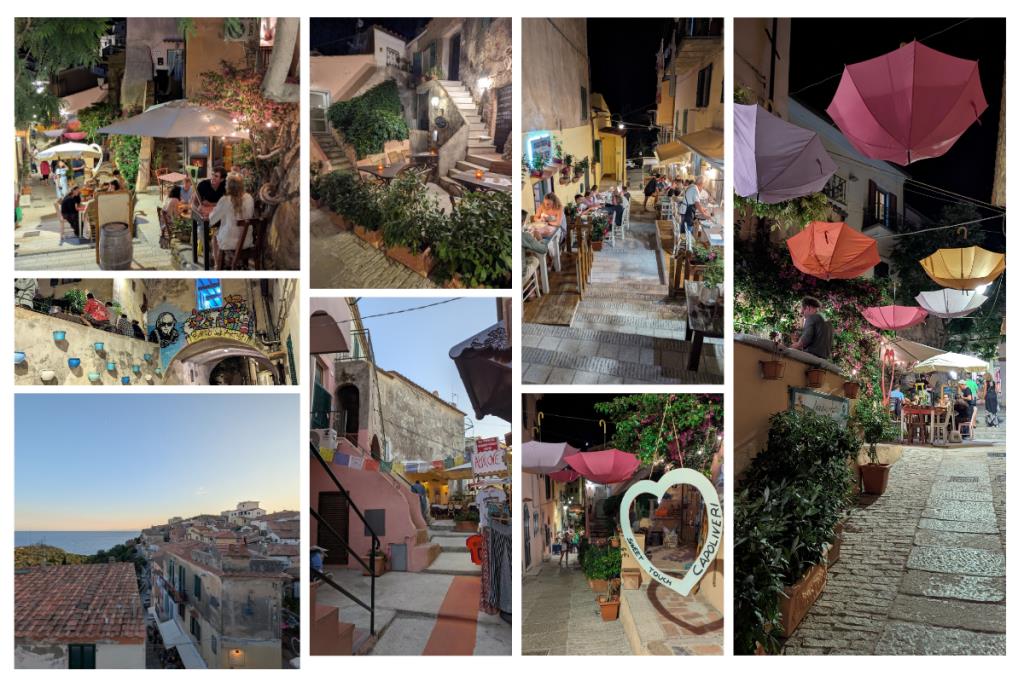 Collage di foto di Capoliveri, Isola d'Elba
