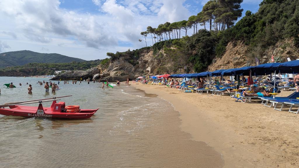 Spiaggia del campig Le Calanchiole
