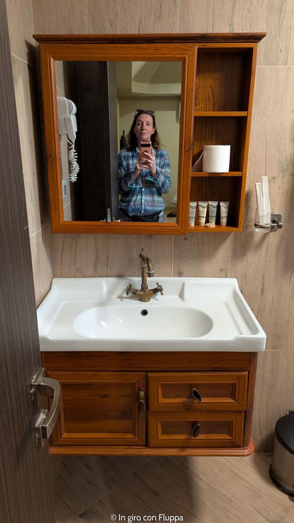 Desert Rose Camp, Oman: bagno