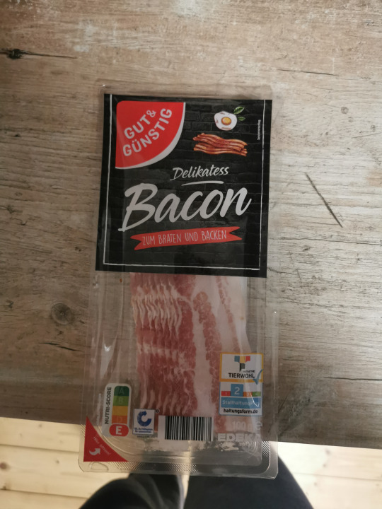 slice of bacon Kalorien-Nährwerte