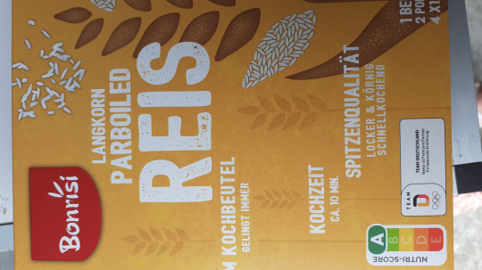 Reis Kalorien-Nährwerte