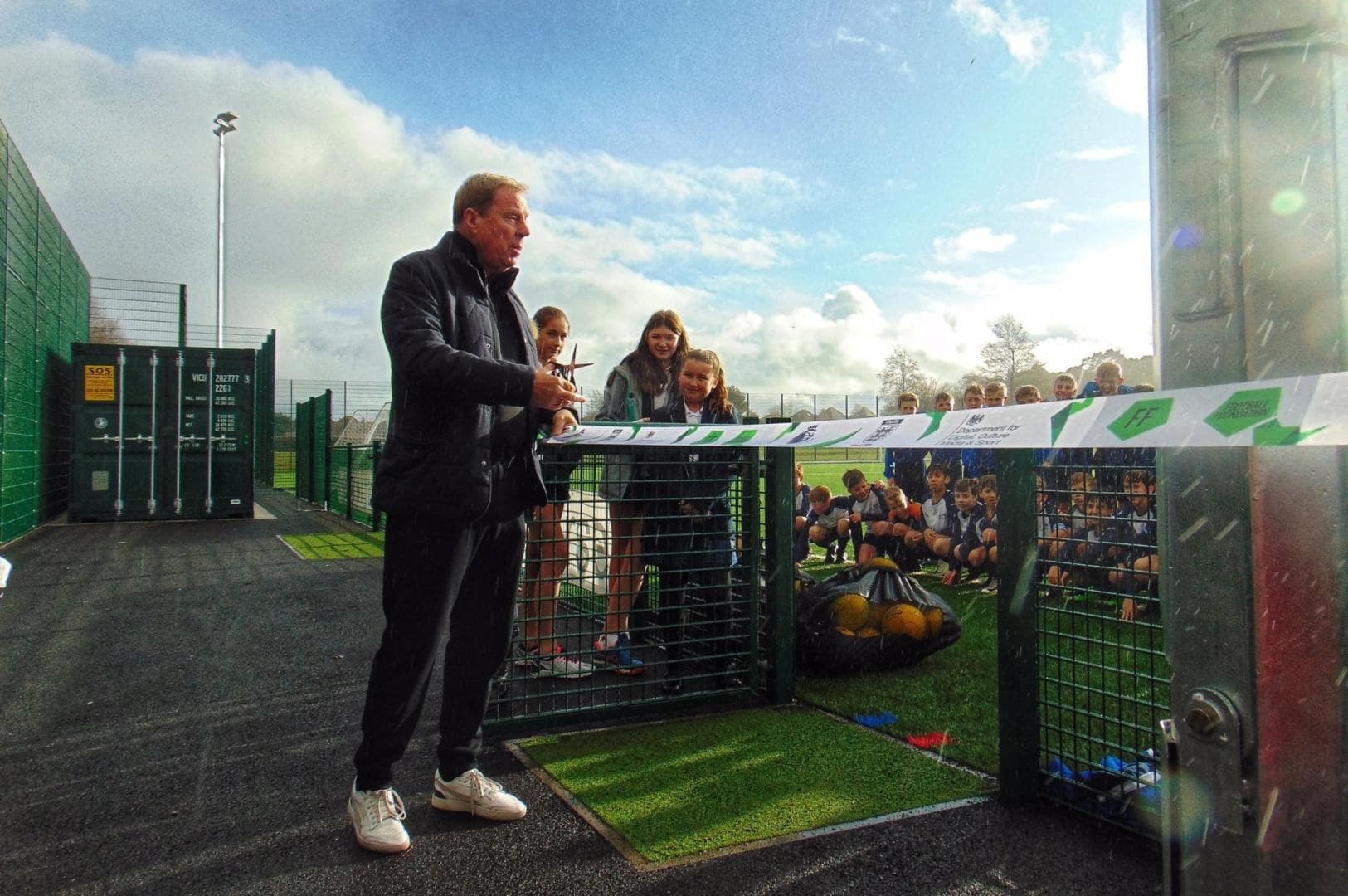 Harry Redknapp at Slades Park