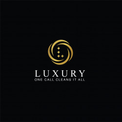 لوجو Luxury لأعمال النظافة لوجو Luxury لأعمال النظافة
