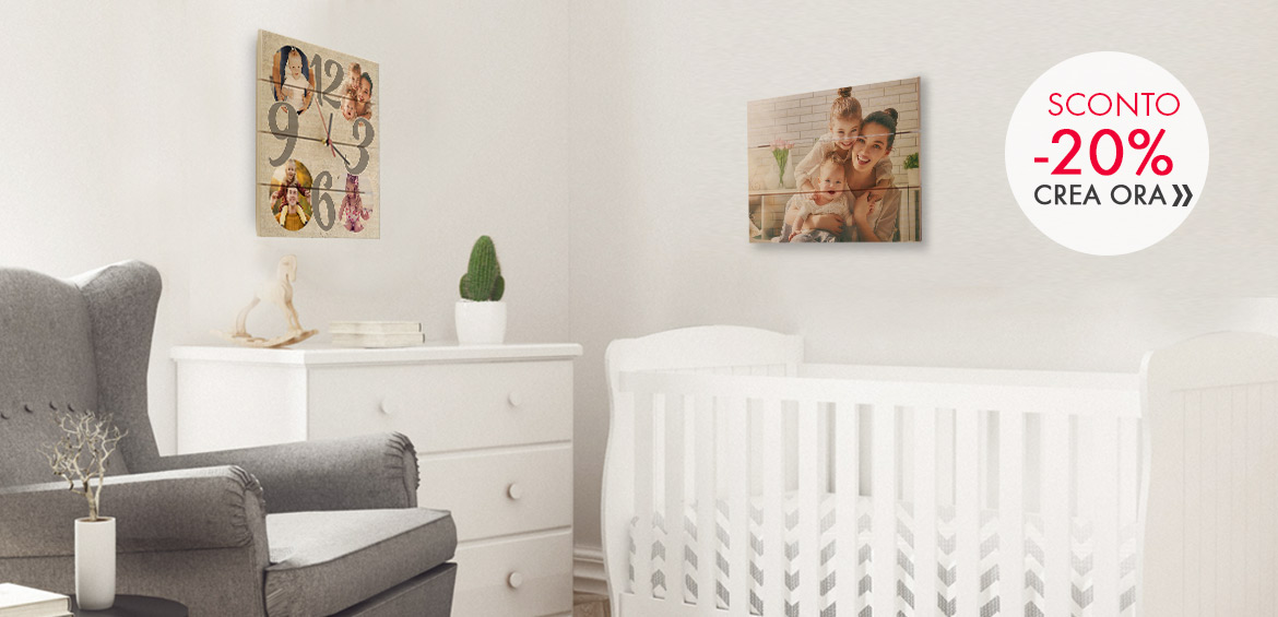 Stampa su legno in listelli