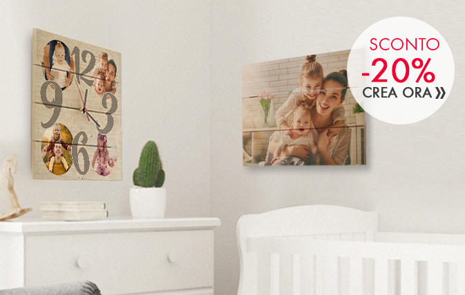 Stampa su legno in listelli