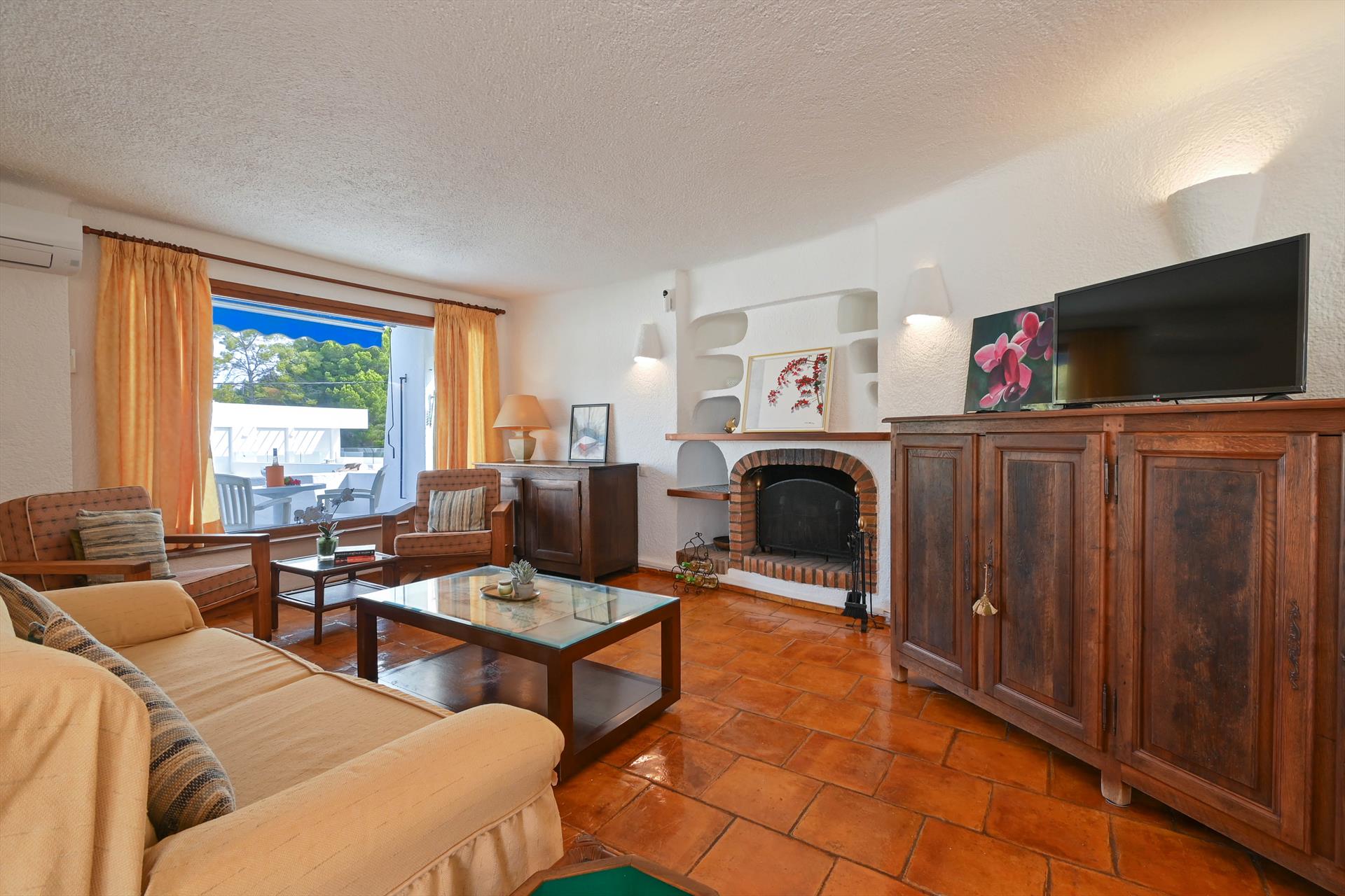 Swimming pool area near La Dorade in Spain