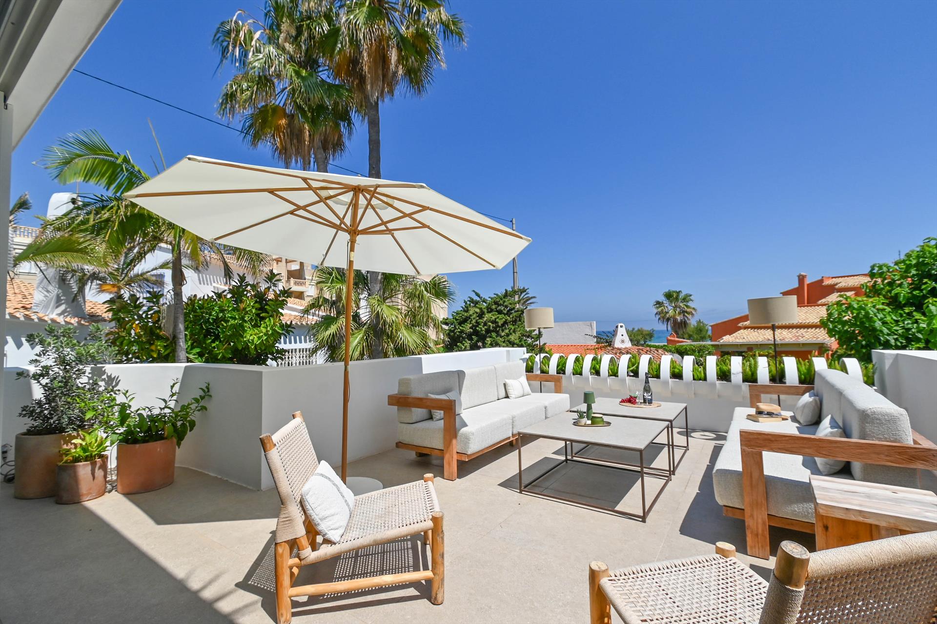 Swimming pool area near El Jabeque 6 pax in Spain