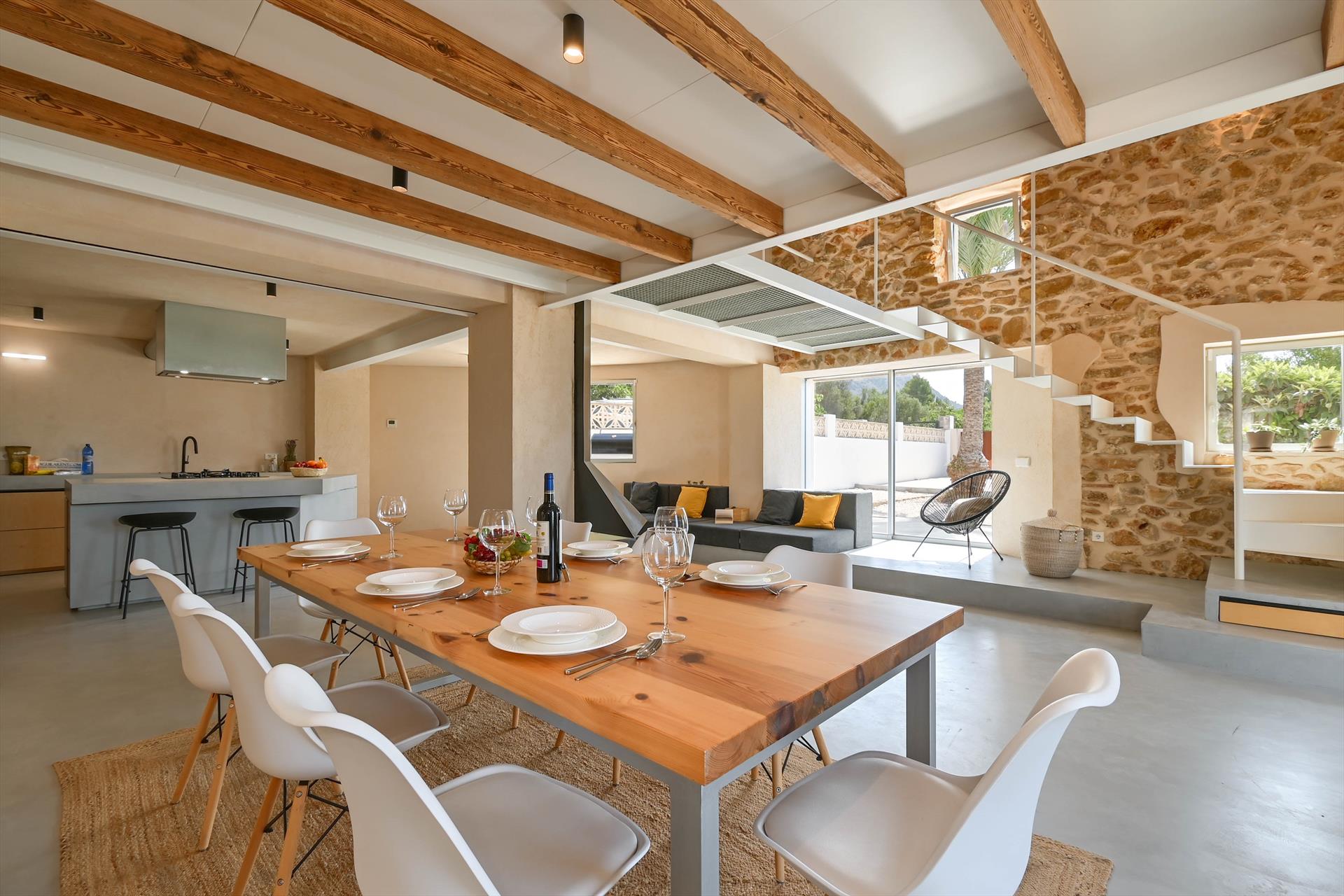 Kitchen facilities at La de Ros in Spain