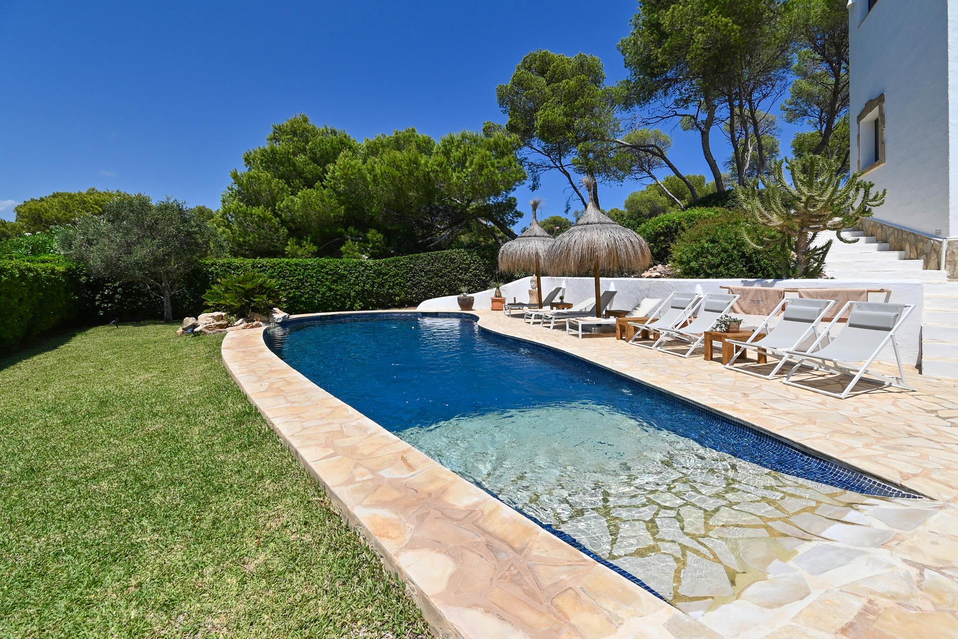 Interior living area at Can Pau in Spain