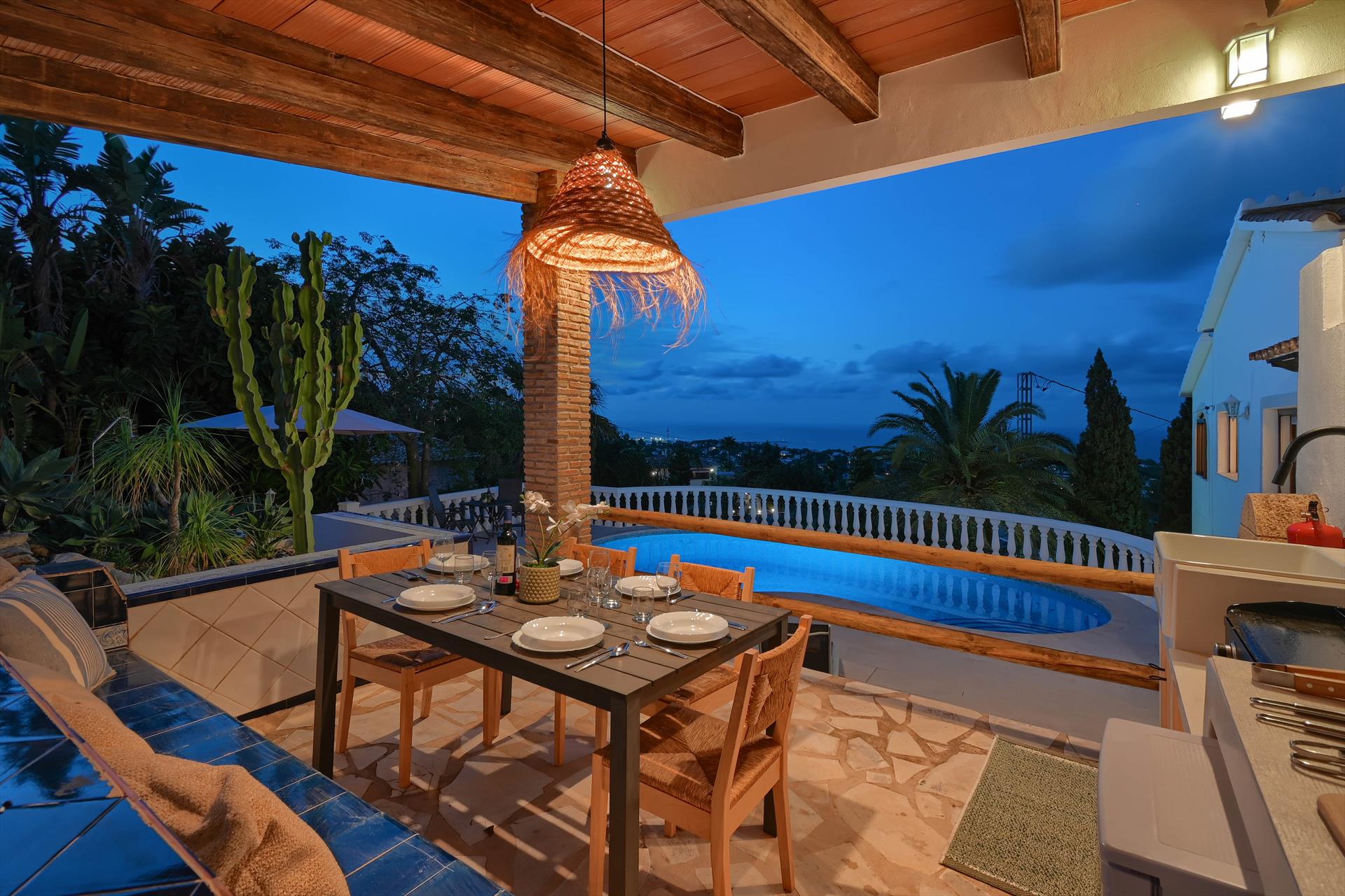 Interior living area at Shambala 6 pax in Spain