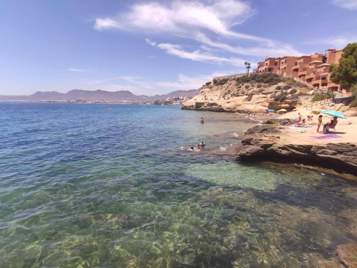 Bedroom accommodation at Apartamento La Invencible Terreros in Spain