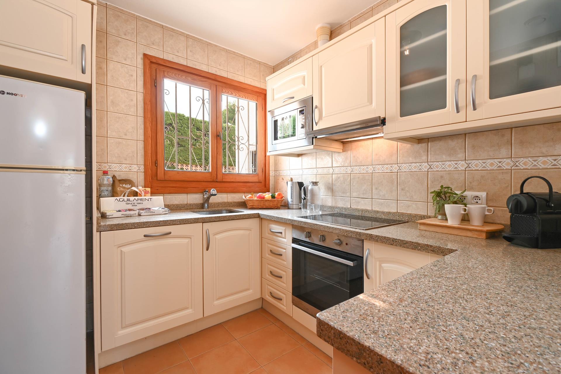 Swimming pool area near Casa Montana in Spain