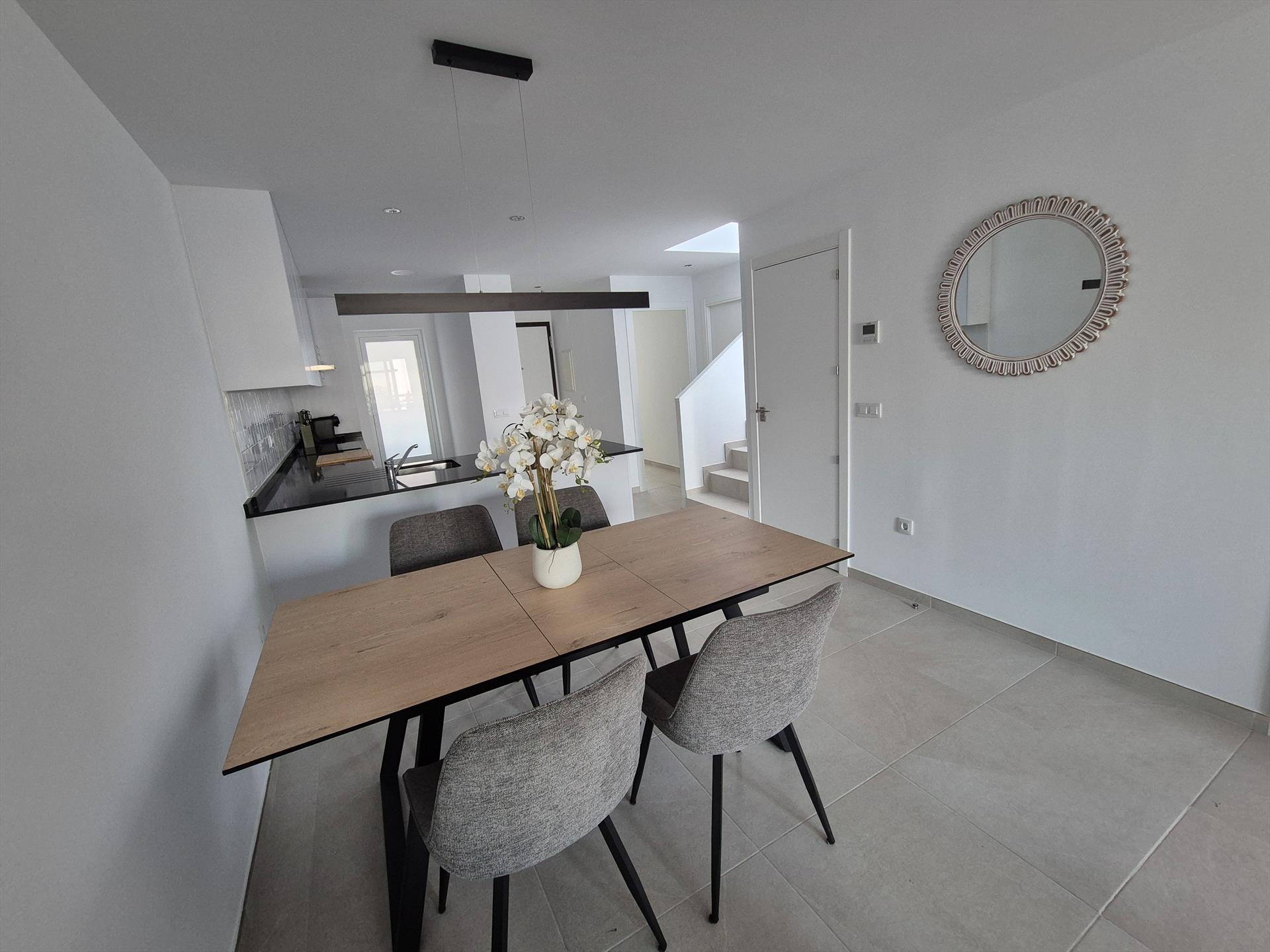 Kitchen facilities at Casa Cléoli in Spain