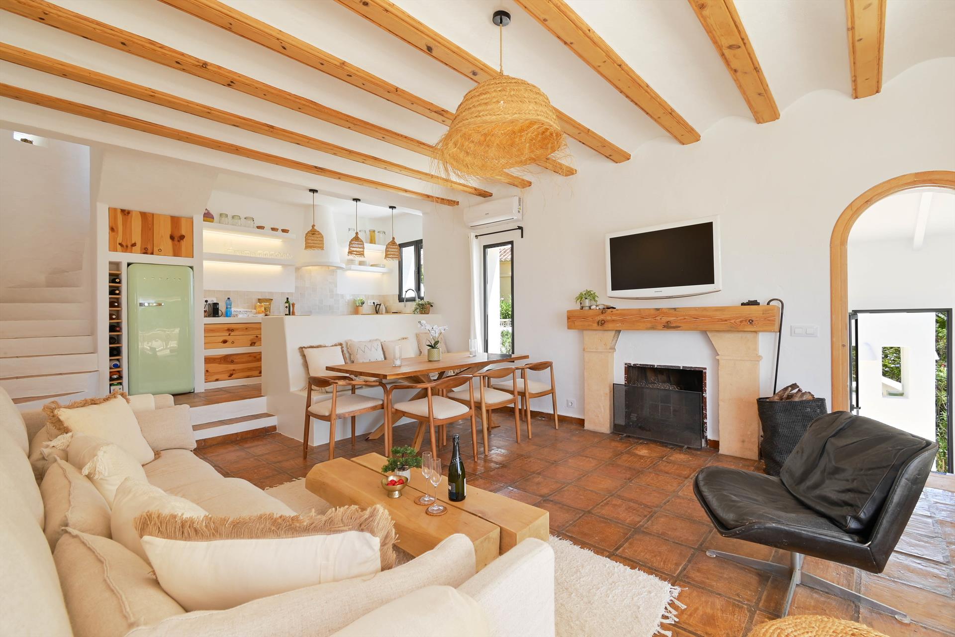 Swimming pool area near Can Pau 4 pax in Spain