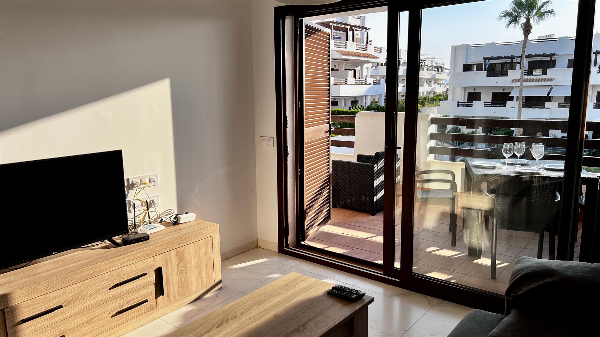 Swimming pool area near Casa Jose in Spain