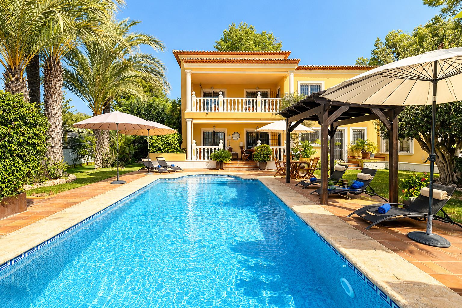 Interior living area at Villa Serenita 4 pax in Spain