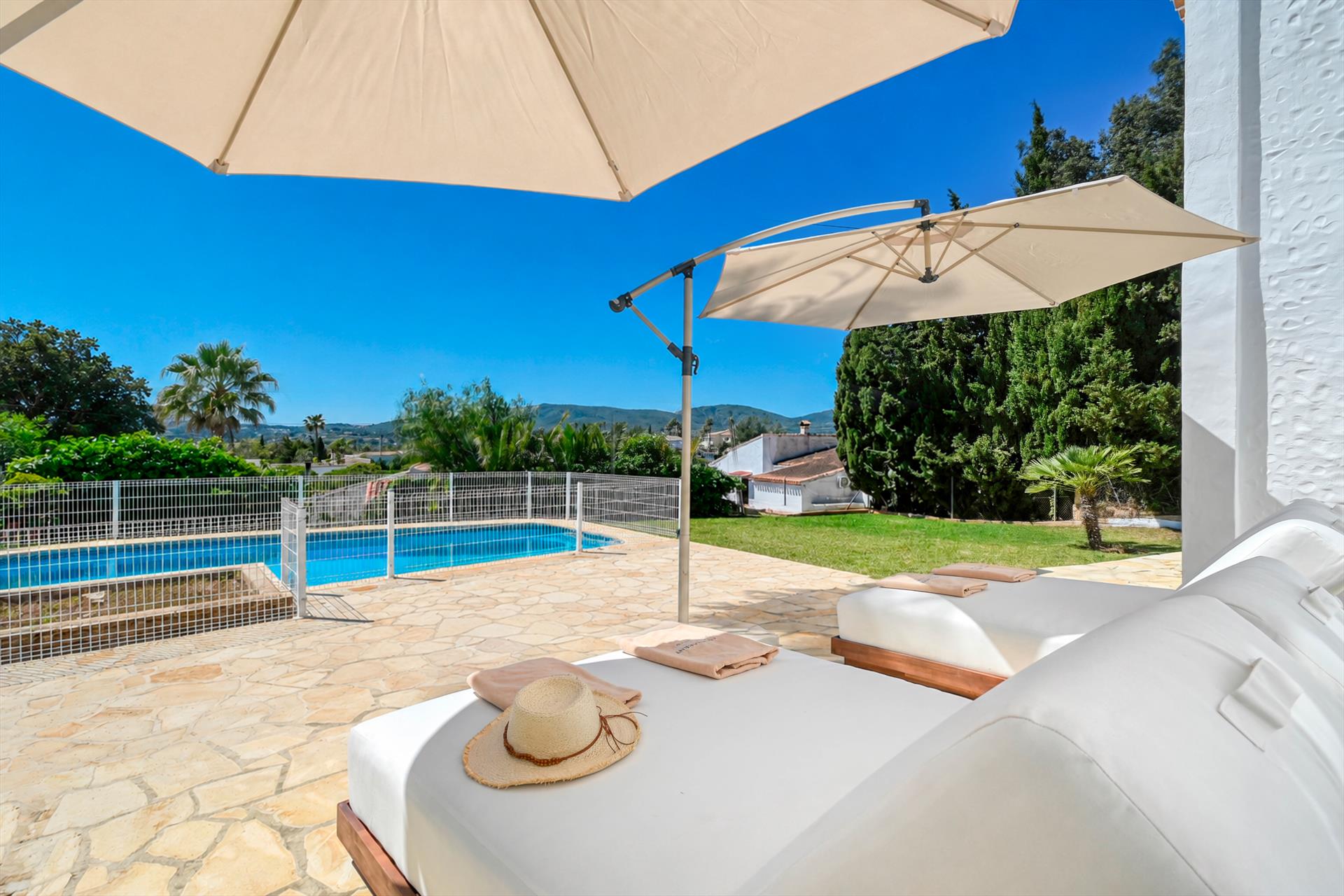 Bedroom accommodation at Les Carrasquetes 10 pax in Spain