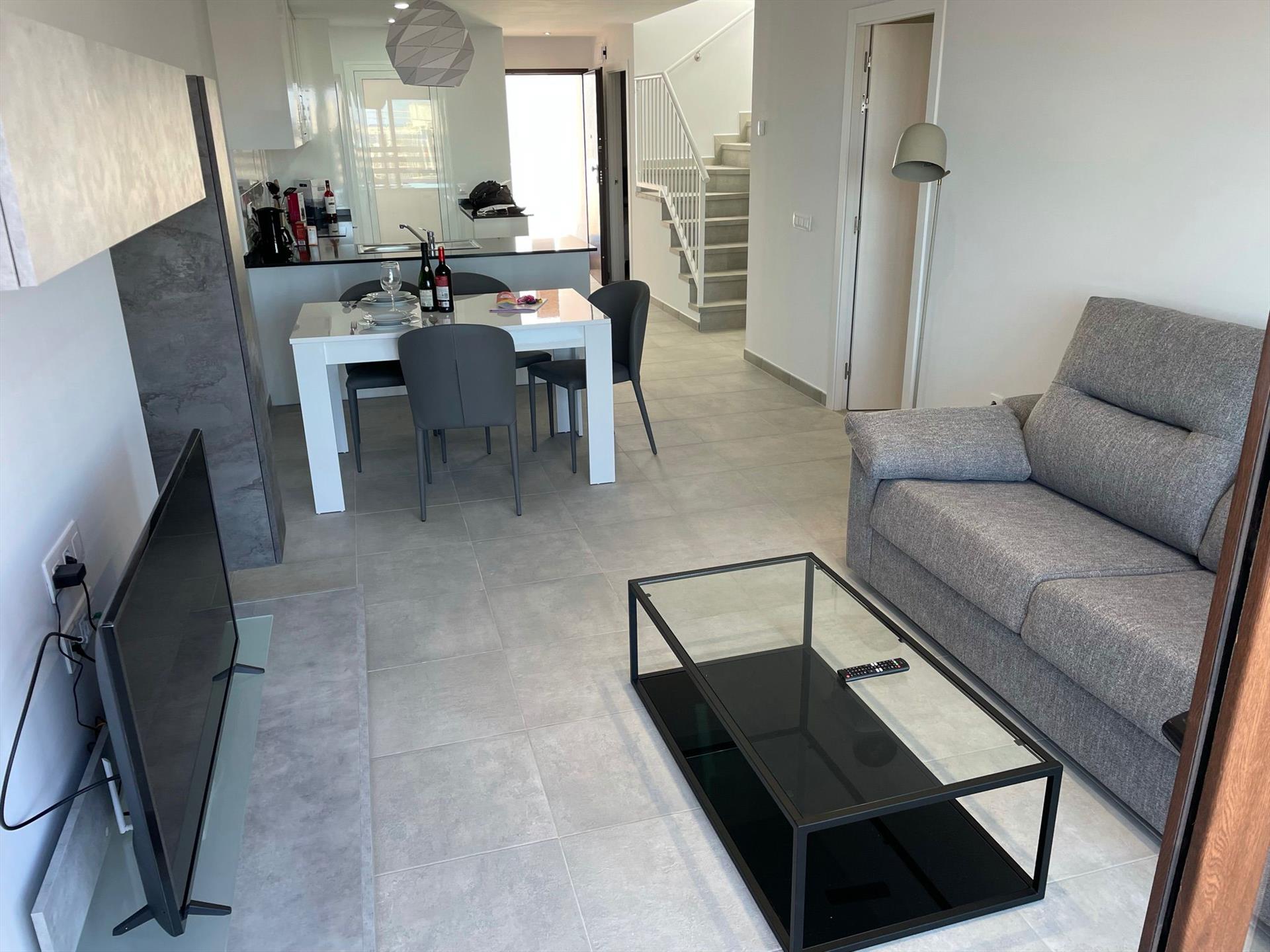 Interior living area at Casa Krug in Spain