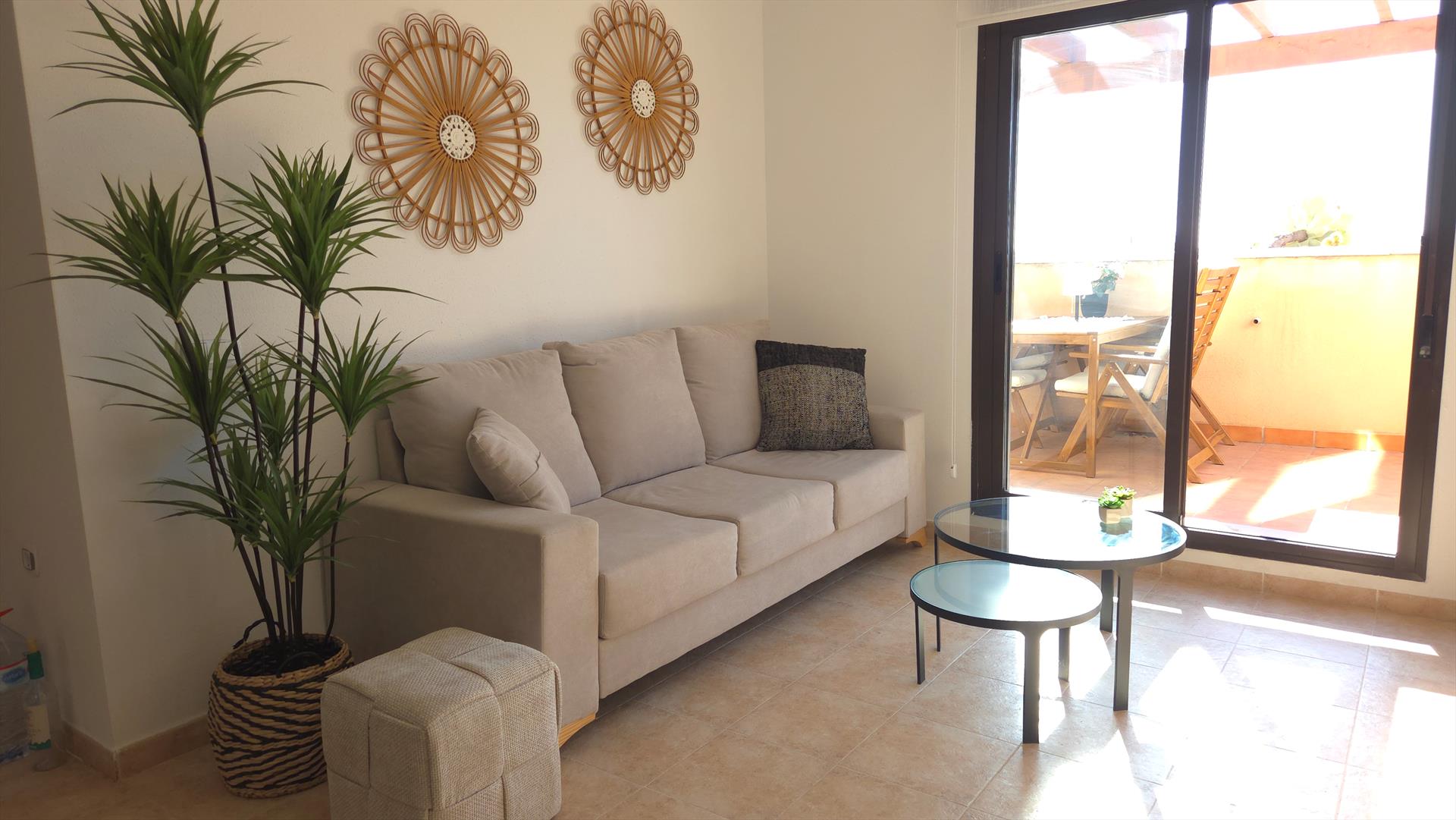 Interior living area at Casa Lijffijt in Spain