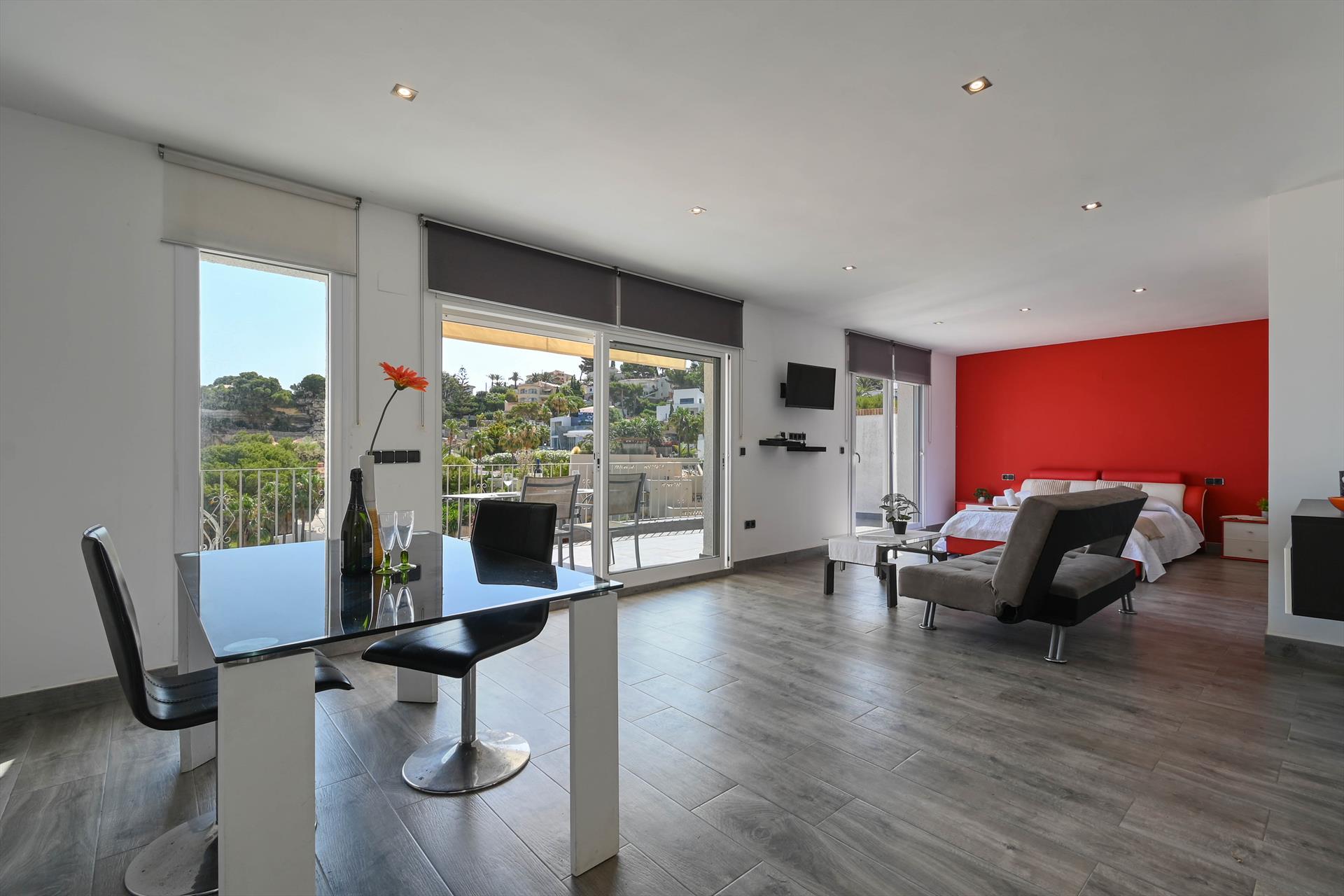 Bedroom accommodation at Las Gaviotas II in Spain