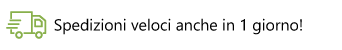 Spedizioni veloci anche in 1 giorno!