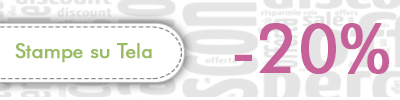 Stampe su Tela sconto 20%