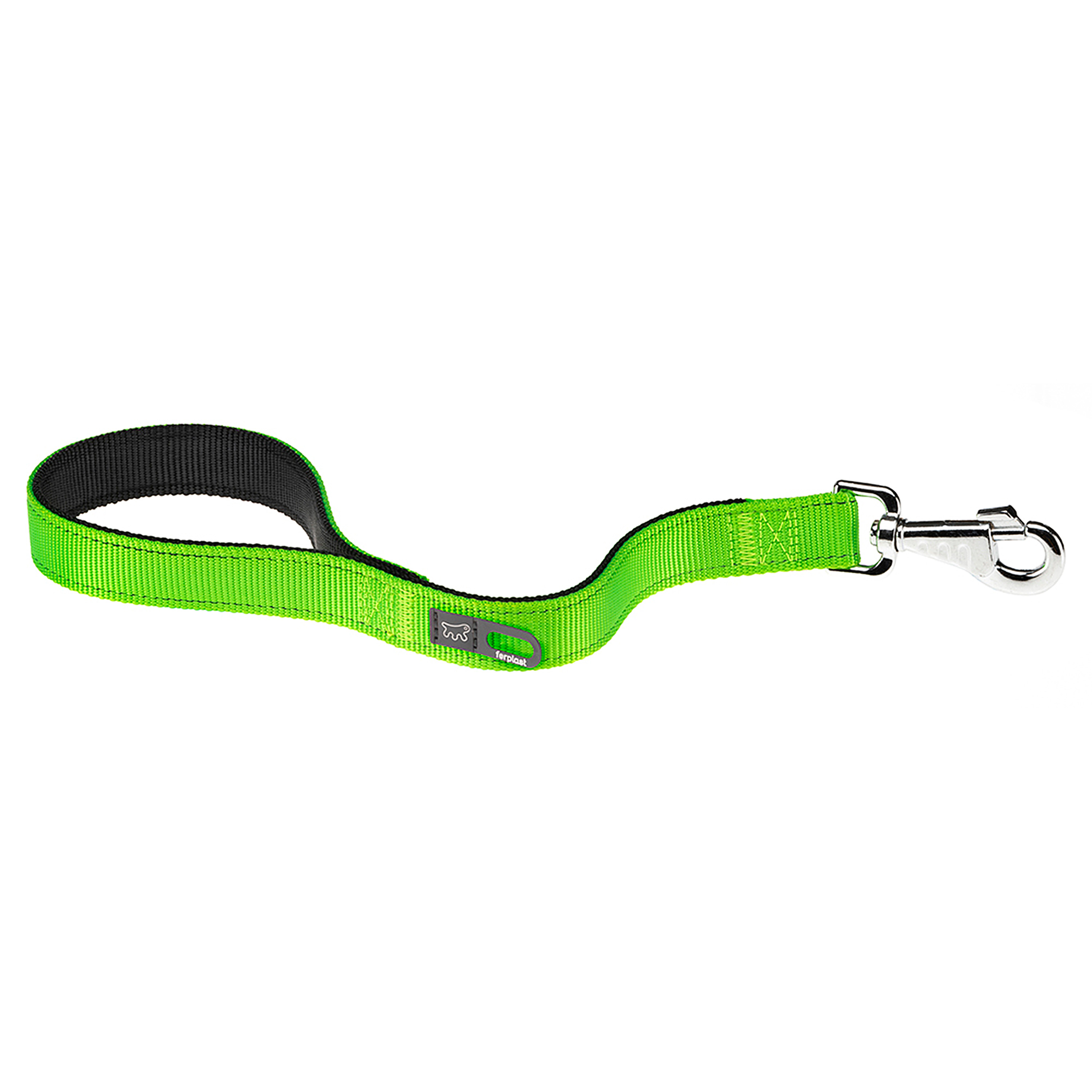 Guinzaglio cani cane DUAL GM corto arancione nylon verde bianco viola