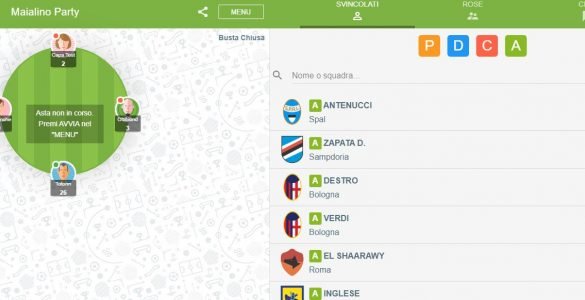 Asta Live - Fantapazz.com