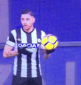 Pezzella in Udinese - Milan