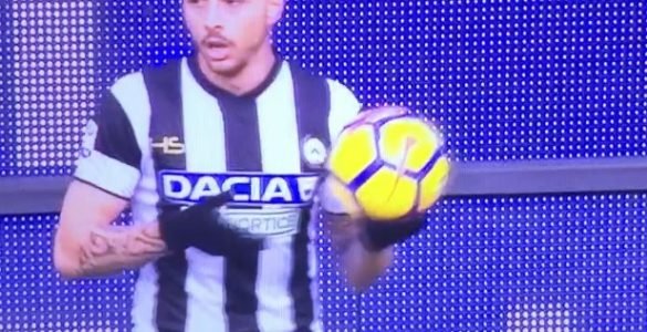 Pezzella in Udinese - Milan
