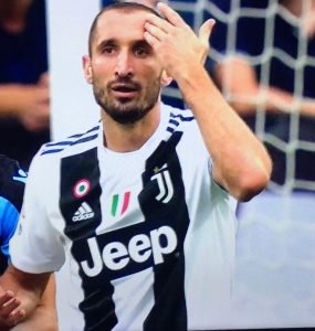 Chiellini in Juventus - Lazio 2018/19