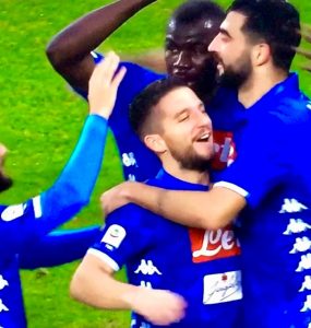 Giocatori Napoli Che Festeggiano In Napoli Spal 2018 19 2