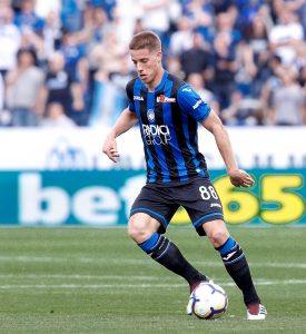 Gara Di Seria A Tra Atalanta E Genoa Al Mapei Stadium Di Reggio Emilia. Mario Pasalic In Azione.