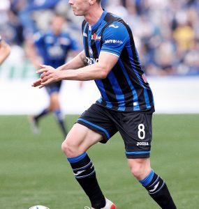 Gara Di Seria A Tra Atalanta E Genoa Al Mapei Stadium Di Reggio Emilia. Robin Gosens In Azione.