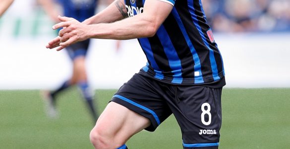 Gara Di Seria A Tra Atalanta E Genoa Al Mapei Stadium Di Reggio Emilia. Robin Gosens In Azione.