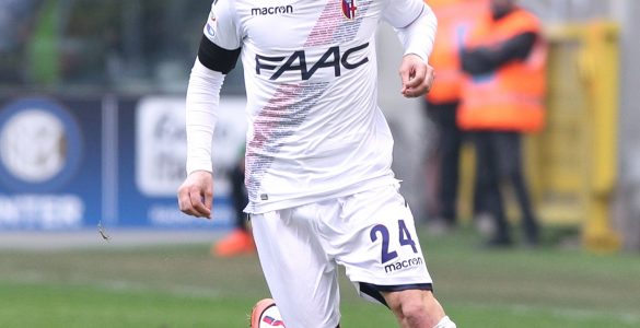 Gara Di Seria A Tra Inter E Bologna Allo Stadio San Siro Di Milano. Rodrigo Palacio In Azione.