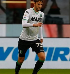 Gara Di Seria A Tra Inter E Sassuolo Allo Stadio San Siro Di Milano. Manuel Locatelli Del Sassuolo In Azione1