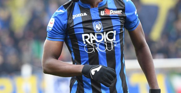 Frosinone Gara Di Serie A Tra Ftrosinone E Atalanta Allo Stadio Benito Stirpe. Duvan Zapata DellAtalanta In Azione