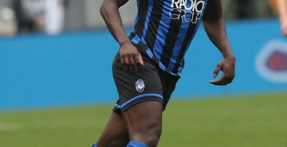 Gara Di Seria A Tra Lazio E Atalanta Allo Stadio Olimpico Di Roma. Duvan Zapata In Azione.