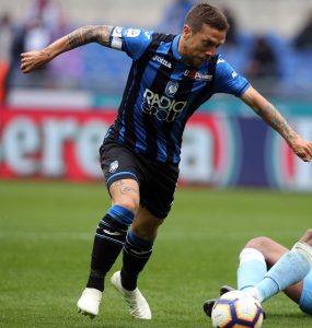 Stadio Olimpico Roma Italy. Serie A. Papu Gomez E Bastos In Azione Durante La Gara Di Serie A Tra SS LAZIO VS ATALANTA Allo Stadio Olimpico Di Roma.
